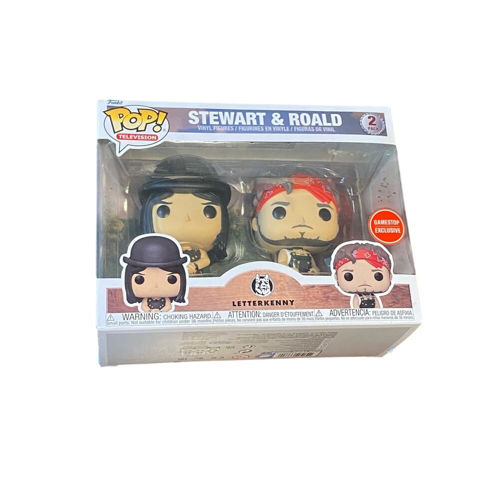 Funko Pop Letterkenny Stewart Roald 2 Pack GameStop Exclusive Figure Set NIB